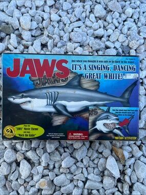 JAWS Motion-Activated Singing & Dancing Great White Shark Toy